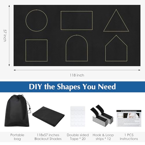 100% Blackout Window Cover