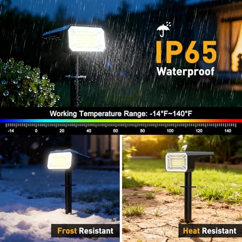 Solar Spot Lights Outdoor (4 Count)