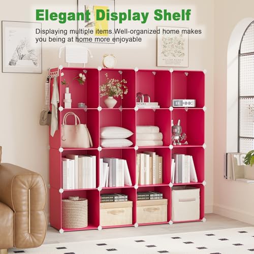 16 Cube Storage Organizer Cube Shelves Units Storage Cubes