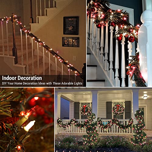 Red & White Christmas Lights