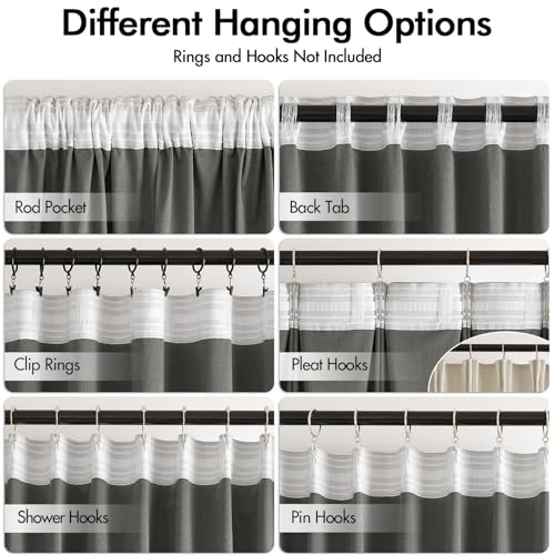 Cream Beige Velvet Pinch Pleat Blackout Curtains W52 X L84 Inches (2 Count)