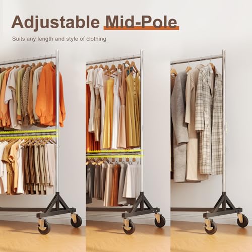 Z Rack Clothes Rack Hold 550LB Adjustable Height 2 Pack