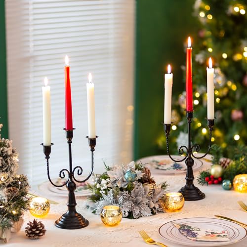 Black Candelabra Candle Holder