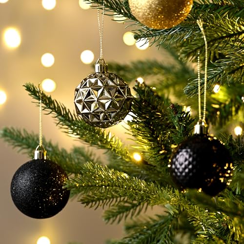 50ct Christmas Tree Decorations Ball Ornaments 2 Inches (50 Count)