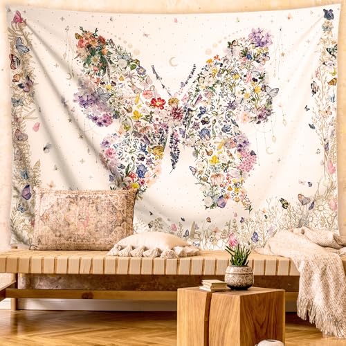 Floral Tapestry Wall Hanging Cute