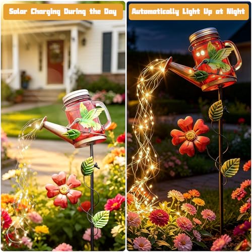 Solar Watering Can Light