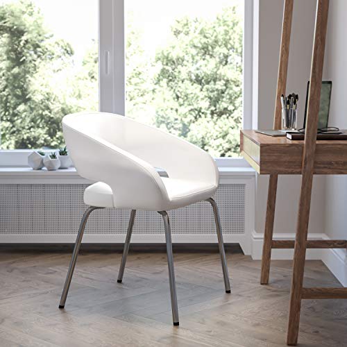 Fusion Series LeatherSoft Upholstered Side Reception Chair
