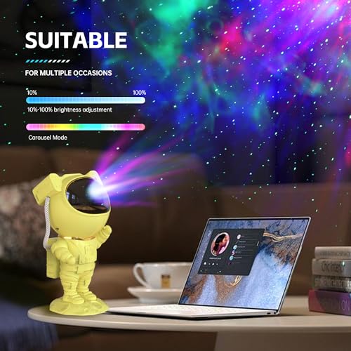 Astronaut Galaxy Projector Night Light