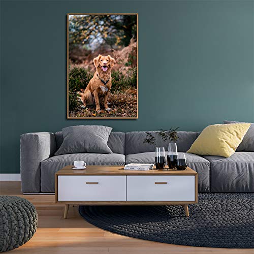Custom Framed Canvas Prints with Your Photo for Pets