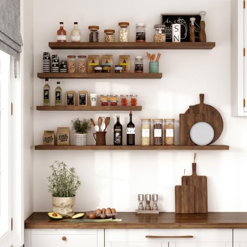 10 Inch Deep Floating Shelves 30x10” Set of 2 (2 Count)