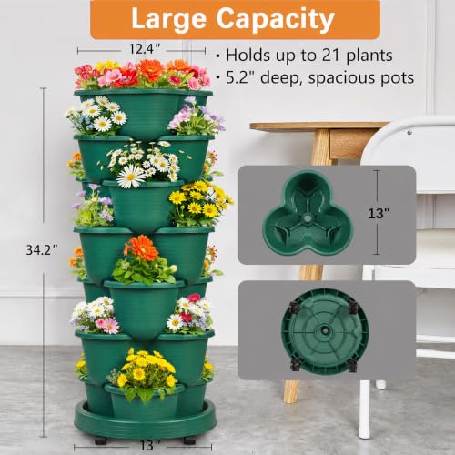 7 Tier Vertical Garden Planter (7 Count)