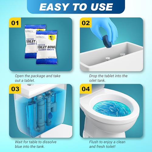 Automatic Toilet Bowl Cleaner Tablets (20 Count)