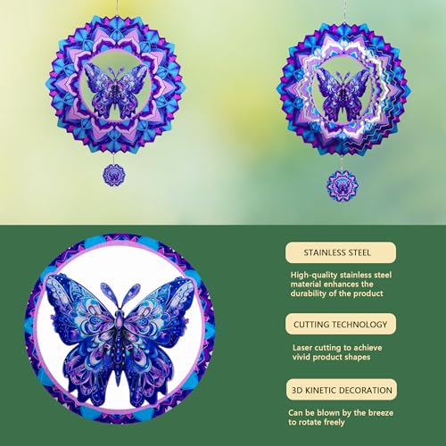 Butterfly Wind Spinner
