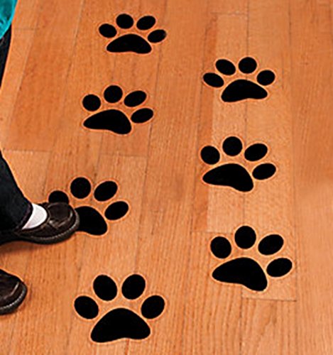 Paw Print Floor or Wall Clings (12 Count)