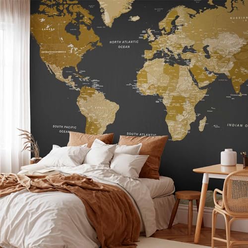Wall Mural World Map 197x110 in