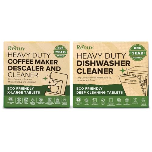 Dishwasher Cleaner + Coffee Maker Cleaner Bundle (24 Count)