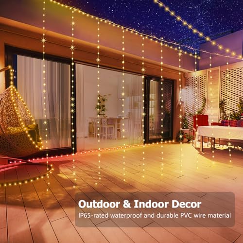 Fairy Curtain Lights 10ft x 10ft (10 Foot)