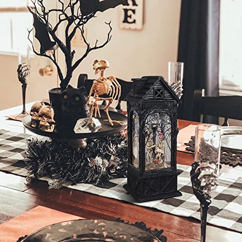 Halloween Ghost Projection Snow Globe Lantern with 6 Hour Timer