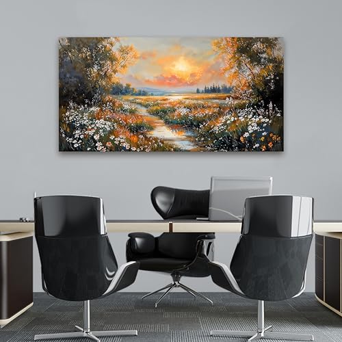 Nature Landscape Wall Art Prints for Living Room 20" X 40" Home Wall Decor