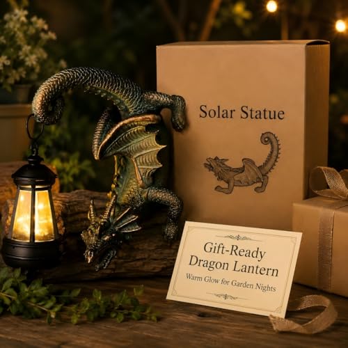 Solar Dragon Tree Hugger Statue Wall Decor