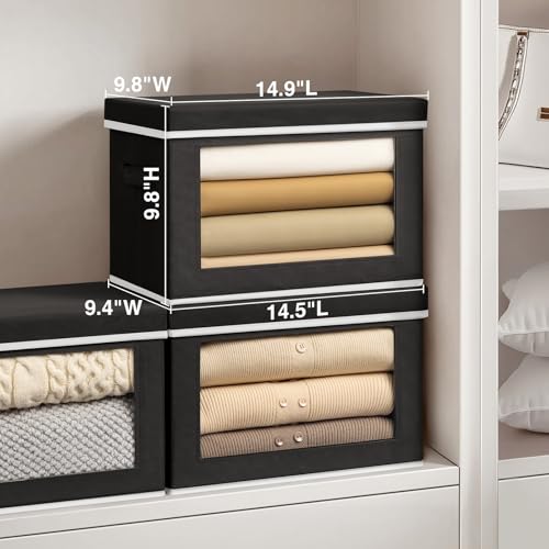 Storage Boxes with Lids (3 Count)