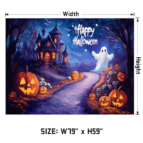 UV Reactive Halloween Tapestry
