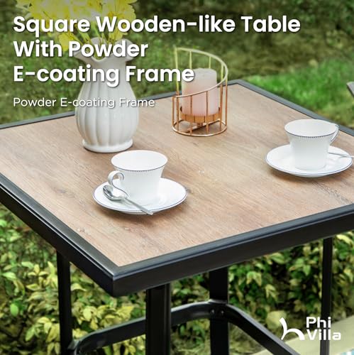 Bar Height Patio Table and Chairs 5 Piece