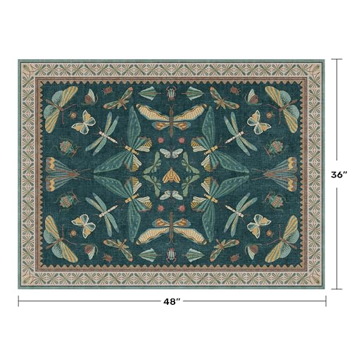 Teal 3x4 Entryway Rug (12 Sq Ft)