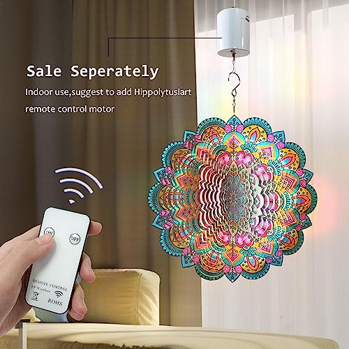 Wind Spinners Outdoor Mandala Lucky Star