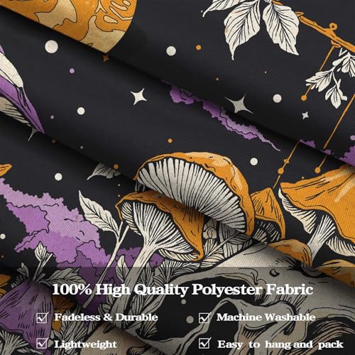 Skull Mushroom Tapestry
