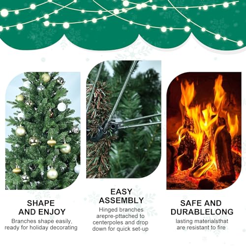 6FT Unlit Artificial Christmas Tree