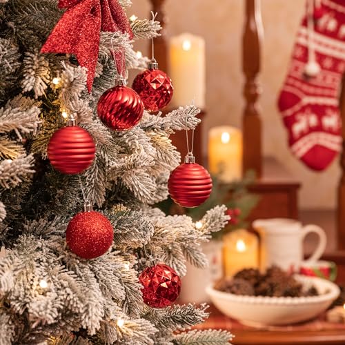 24ct Christmas Ornaments Tree Decorations Set 2.36 Inch (24 Count)