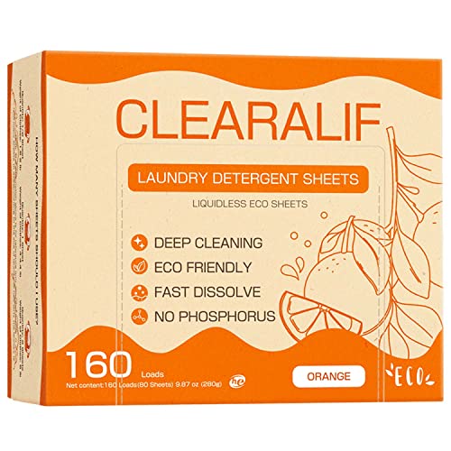 Laundry Detergent Sheets Up to 160 Loads (80 Count)