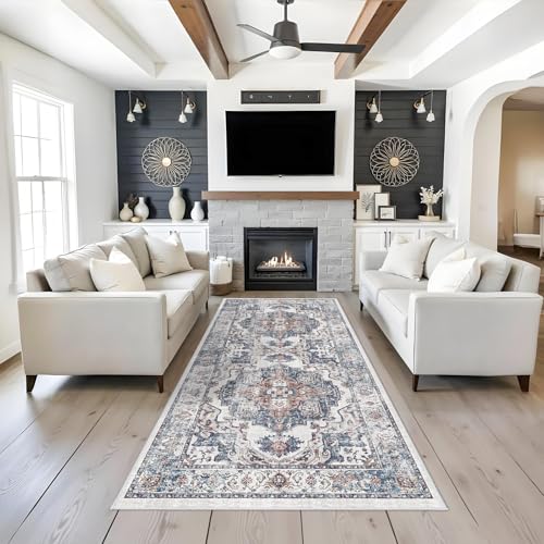 Washable 4x8 Hallway Area Rug (32 Sq Ft)