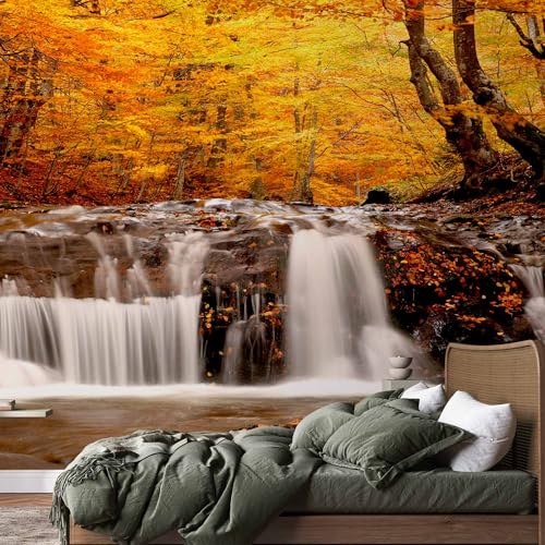 Peel and Stick Wall Mural Peel and Stick Waterfall 212x98 Inch (11 Count)
