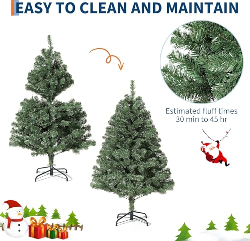 4.5 ft Artificial Christmas Tree Prelit
