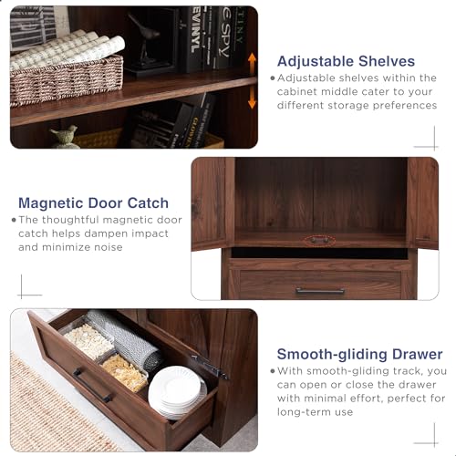 Farmhouse Kitchen Pantry Cabinet