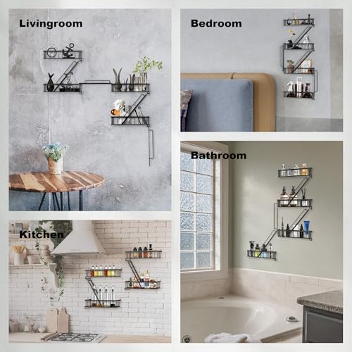 Fire Escape Wall Shelf 4 Tier