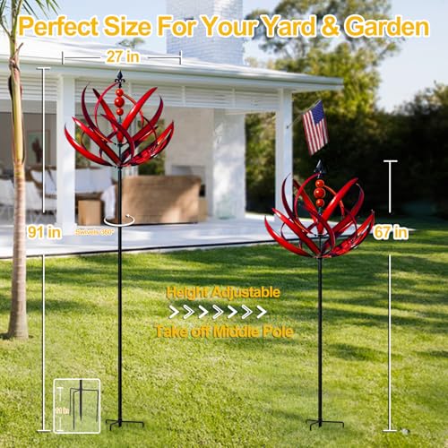 Wind Spinner for Garden and Yard