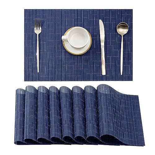 Blue Placemats Set of 8 (6 Count)