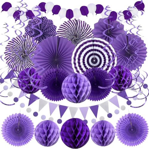 Purple Party Decorations (24 Count)