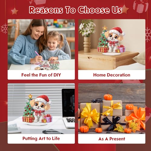 Christmas Diamond Art Tabletop Kits