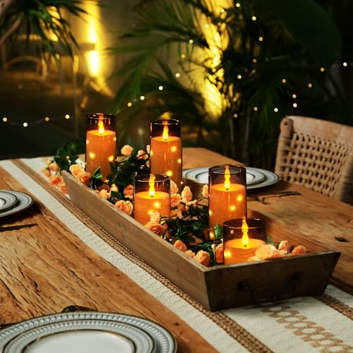 Flickering Flameless Candles (5 Count)