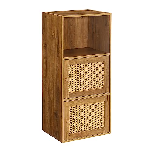 Xtra Storage Boho Weave 2 Door Cabinet 16.5"