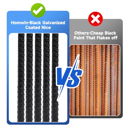 12 Inch Heavy Duty Rebar Stakes (20 Count)