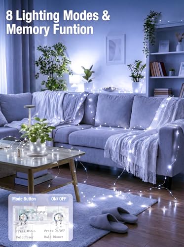 1 Pack Fairy Lights Battery Operated