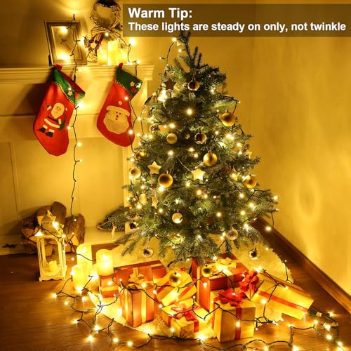 5MM Wide Angle Christmas Lights Warm White