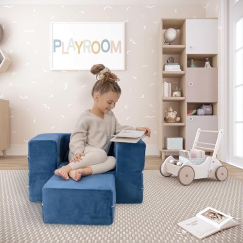 Kids Couch Modular Kids Sofa for Toddler and Baby Playroom