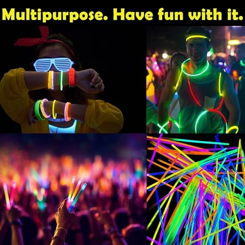 Glow Sticks 300 Pack (300 Count)
