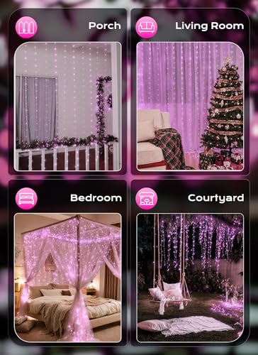 300 LED Fairy Curtain Lights